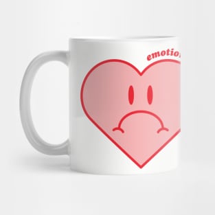 Emotionally Unavailable Sad Heart Mug